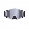 GOGLE IMX SAND WHITE/BLACK MATT - SZYBA SILVER IRIDIUM + CLEAR (2 SZYBY W ZESTAWIE)