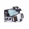 GOGLE IMX SAND WHITE/BLACK MATT - SZYBA SILVER IRIDIUM + CLEAR (2 SZYBY W ZESTAWIE)