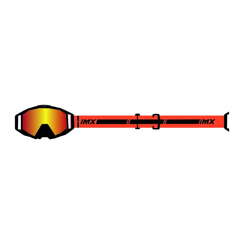 GOGLE IMX SAND BLACK MATT/ORANGE - SZYBA ORANGE IRIDIUM + CLEAR (2 SZYBY W ZESTAWIE)