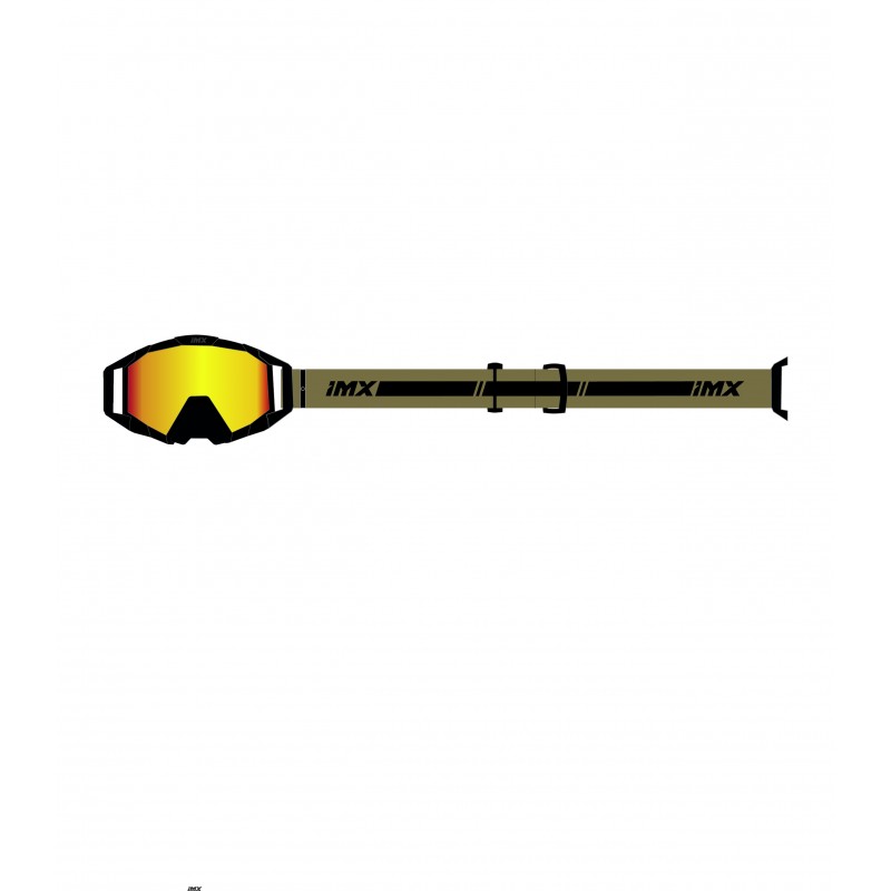 GOGLE IMX SAND BLACK MATT/BRONZE - SZYBA ORANGE IRIDIUM + CLEAR (2 SZYBY W ZESTAWIE)