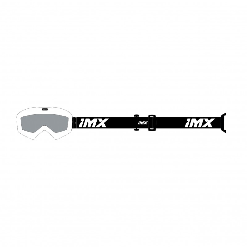 GOGLE IMX MUD WHITE GLOSS - SZYBA CLEAR (1 SZYBA W ZESTAWIE)