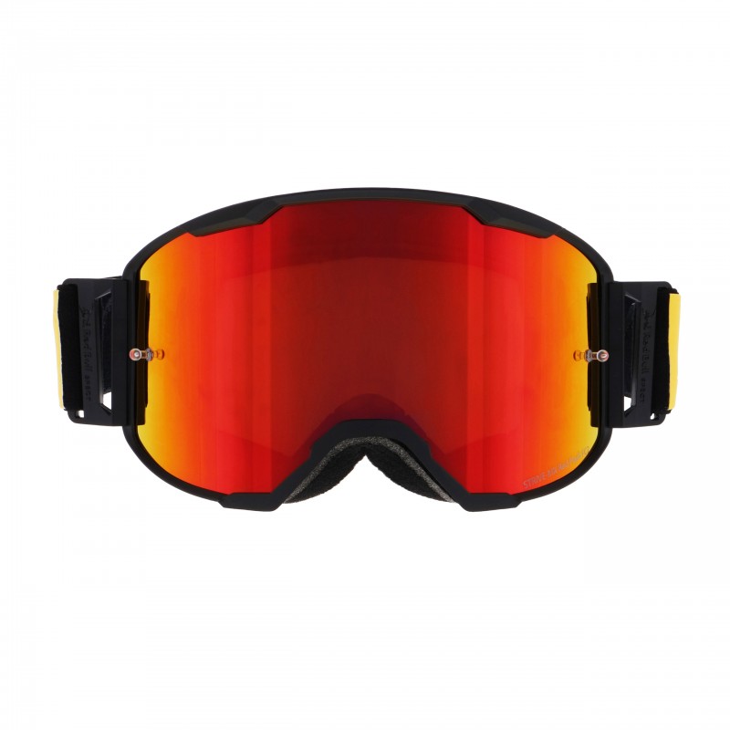 GOGLE RED BULL SPECT STRIVE BLACK - SZYBA RED FLASH/BROWN WITH RED MIRROR + CLEAR