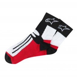 SKARPETY ALPINESTARS RACING ROAD SHORT BLACK/RED