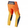 SPODNIE ALPINESTARS TECHSTAR FACTORY ORANGE/DARK BLUE/WARM YELLOW