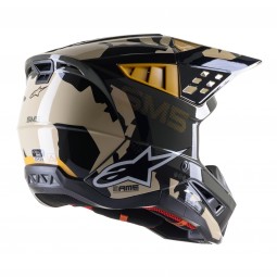 KASK ALPINESTARS S-M5 ROVER SAND TANGERINE CAMO GLOSSY