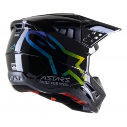 KASK ALPINESTARS S-M5 COMPASS BLACK/SILVER HUE GLOSSY
