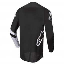 BLUZA ALPINESTARS FLUID CHASER BLACK/WHITE