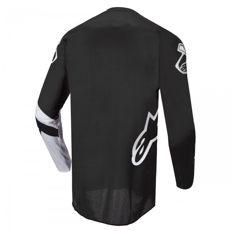 BLUZA ALPINESTARS FLUID CHASER BLACK/WHITE