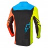 BLUZA ALPINESTARS RACER COMPASS JUNIOR BLACK/FLUO YELLOW/CORAL
