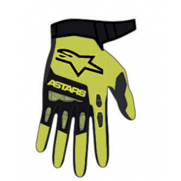 RĘKAWICE ALPINESTARS JUNIOR FULL BORE FLUO YELLOW/BLACK