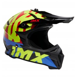 KASK IMX FMX-02 BLACK/FLUO YELLOW/BLUE/FLUO RED GLOSS GRAPHIC