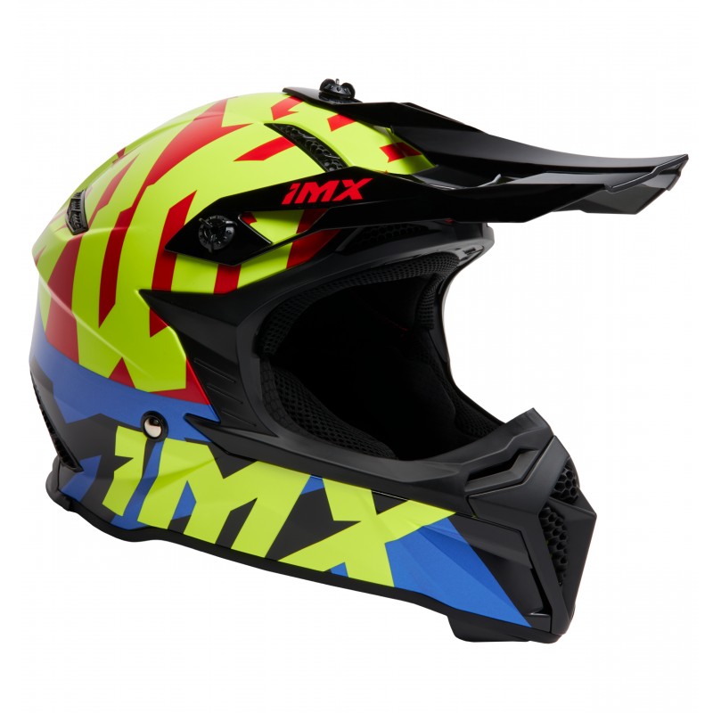 KASK IMX FMX-02 BLACK/FLUO YELLOW/BLUE/FLUO RED GLOSS GRAPHIC