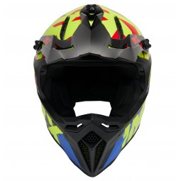 KASK IMX FMX-02 BLACK/FLUO YELLOW/BLUE/FLUO RED GLOSS GRAPHIC