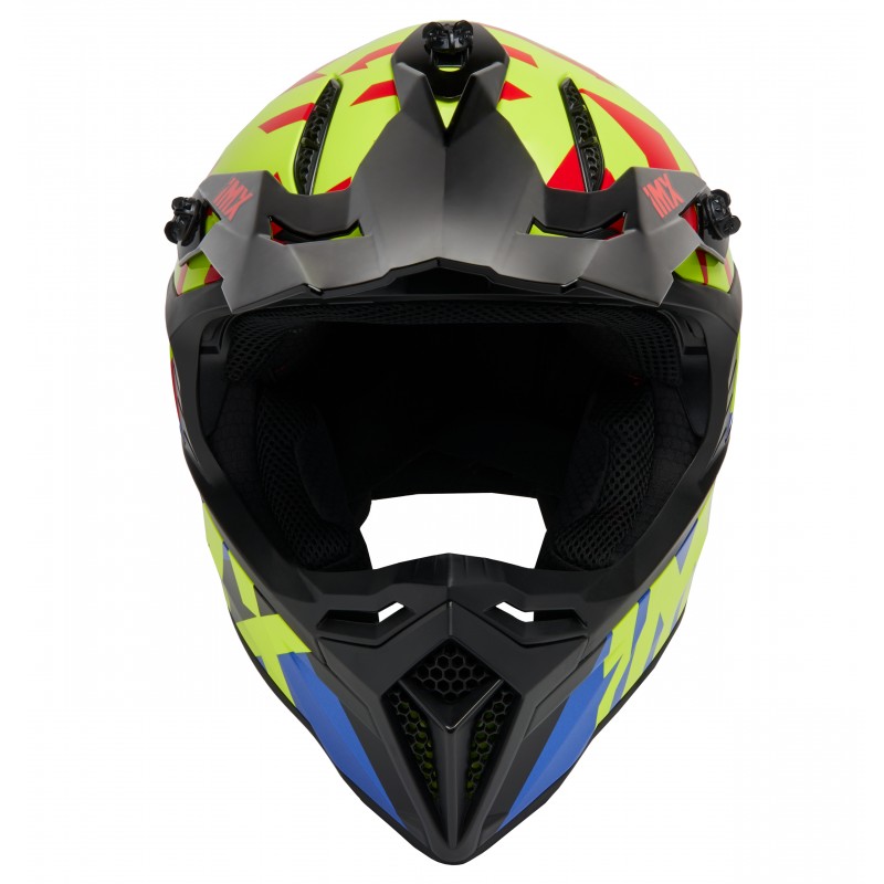 KASK IMX FMX-02 BLACK/FLUO YELLOW/BLUE/FLUO RED GLOSS GRAPHIC