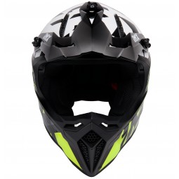 KASK IMX FMX-02 BLACK/WHITE/FLO YELLOW/GREY GLOSS GRAPHIC