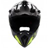 KASK IMX FMX-02 BLACK/WHITE/FLO YELLOW/GREY GLOSS GRAPHIC