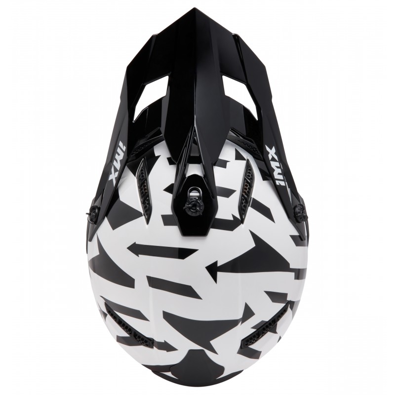 KASK IMX FMX-02 BLACK/WHITE/FLO YELLOW/GREY GLOSS GRAPHIC