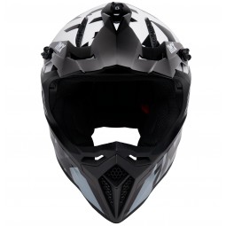 KASK IMX FMX-02 BLACK/WHITE/GREY/METALLIC GREY GLOSS GRAPHIC