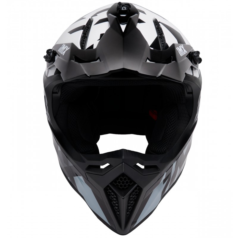 KASK IMX FMX-02 BLACK/WHITE/GREY/METALLIC GREY GLOSS GRAPHIC