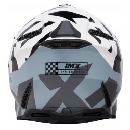 KASK IMX FMX-02 BLACK/WHITE/GREY/METALLIC GREY GLOSS GRAPHIC