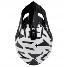 KASK IMX FMX-02 BLACK/WHITE/GREY/METALLIC GREY GLOSS GRAPHIC