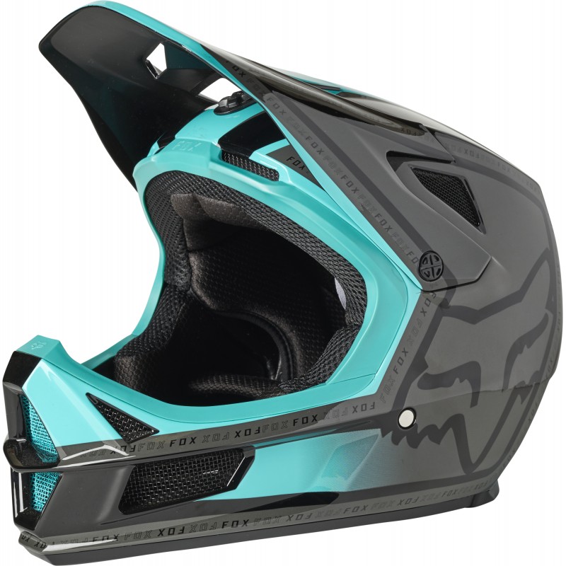 KASK ROWEROWY FOX RAMPAGE PRO CARBON NITEEYEZ LIGHT BLUE