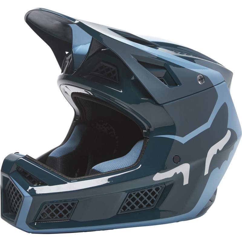 KASK ROWEROWY FOX RAMPAGE PRO CARBON NITEEYEZ LIGHT BLUE