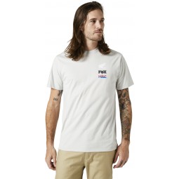 T-SHIRT FOX HONDA WING LIGHT GREY