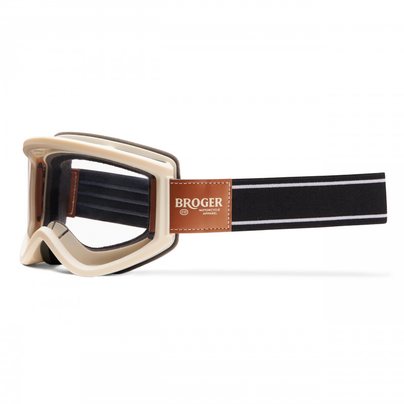 GOGLE BROGER MONTANA WHITE MATT/BLACK/GREY