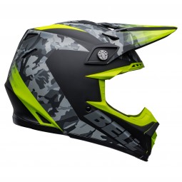 KASK BELL MOTO-9 MIPS VENOM MATTE BLACK CAMO/HI-VIZ YELLOW