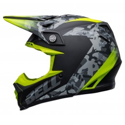 KASK BELL MOTO-9 MIPS VENOM MATTE BLACK CAMO/HI-VIZ YELLOW