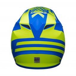 KASK BELL MX-9 MIPS DISRUPT MATTE CLASSIC BLUE/HI-VIZ YELLOW