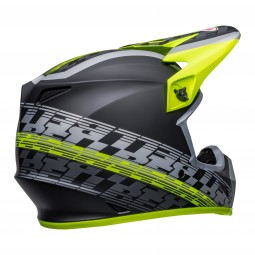 KASK BELL MX-9 MIPS OFFSET MATTE BLACK/HI-VIZ YELLOW