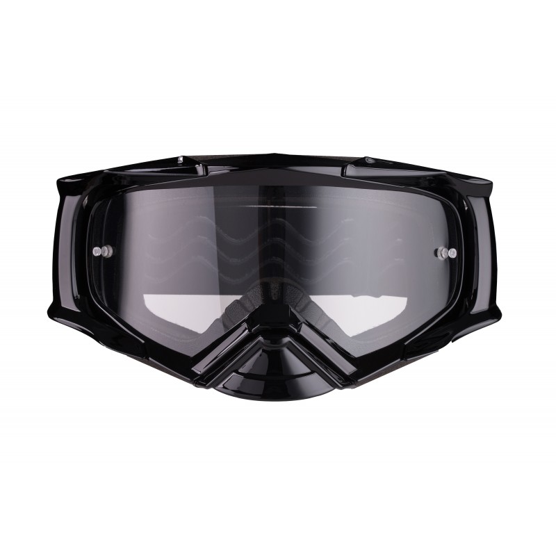 GOGLE IMX DUST BLACK - SZYBA DARK SMOKE + CLEAR (2 SZYBY W ZESTAWIE)
