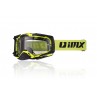 GOGLE IMX DUST GRAPHIC FLO YELLOW/BLACK MATT - SZYBA DARK SMOKE + CLEAR (2 SZYBY W ZESTAWIE)
