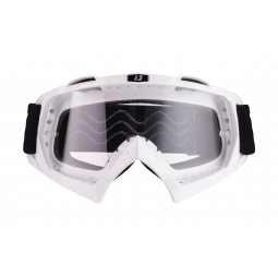 GOGLE IMX MUD WHITE - SZYBA CLEAR (1 SZYBA W ZESTAWIE)