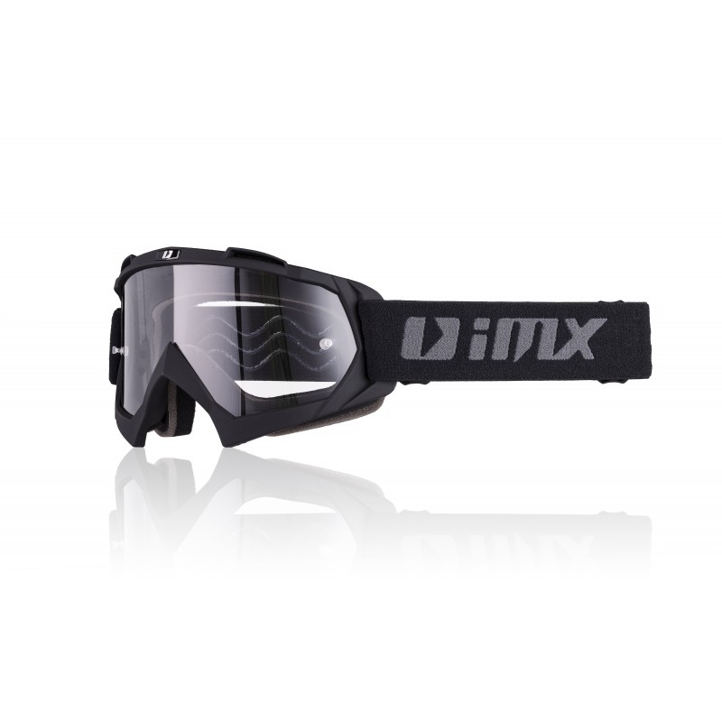 GOGLE IMX MUD BLACK MATT - SZYBA CLEAR (1 SZYBA W ZESTAWIE)