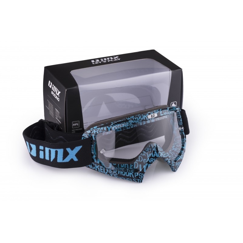 GOGLE IMX MUD GRAPHIC BLUE/BLACK - SZYBA CLEAR (1 SZYBA W ZESTAWIE)