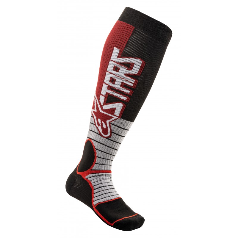 SKARPETY ALPINESTARS MX PRO BURGUNDY/BLACK