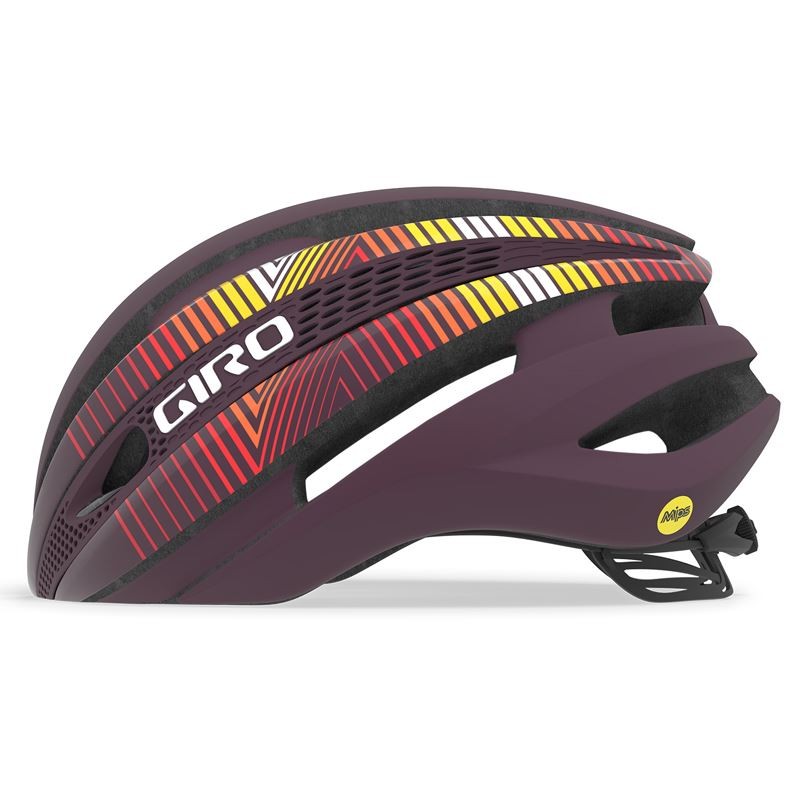 Kask szosowy GIRO SYNTHE INTEGRATED MIPS matte dusty purple bar roz. M (55-59 cm) (NEW)