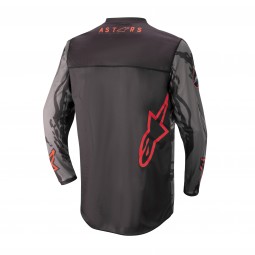 BLUZA ALPINESTARS RACER TACTICAL JUNIOR BLACK/GREY CAMO/FLUO RED