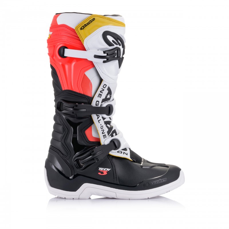 BUTY ALPINESTARS TECH 3 BLACK/WHITE/FLUO RED/YELLOW