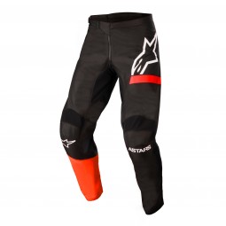 SPODNIE ALPINESTARS RACER CHASER JUNIOR BLACK/BRIGHT RED