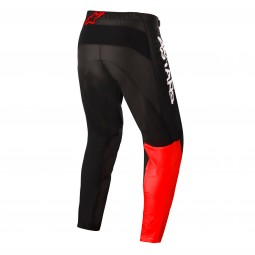 SPODNIE ALPINESTARS RACER CHASER JUNIOR BLACK/BRIGHT RED