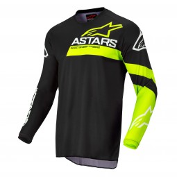 BLUZA ALPINESTARS RACER CHASER JUNIOR BLACK/FLUO YELLOW