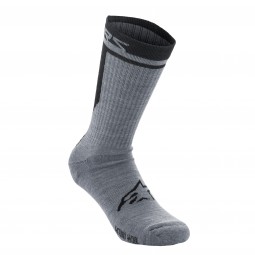 SKARPETY ALPINESTARS MERINO 24 GREY/BLACK