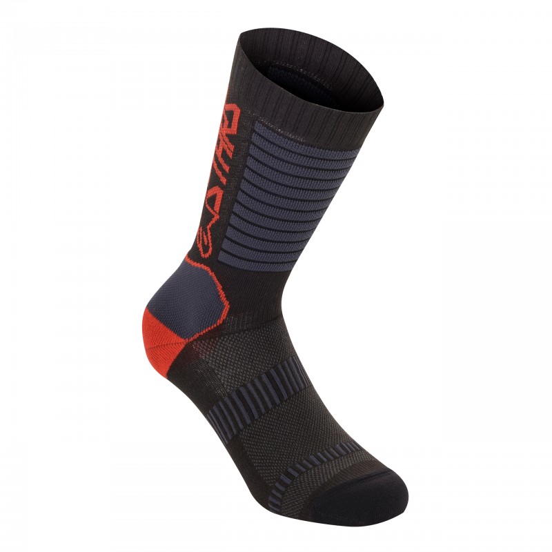 SKARPETY ALPINESTARS PARAGON LITE 19 BLACK/BRIGHT RED