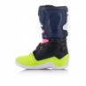 BUTY ALPINESTARS TECH 3S KIDS JUNIOR BLACK DARK BLUE FLUO PINK