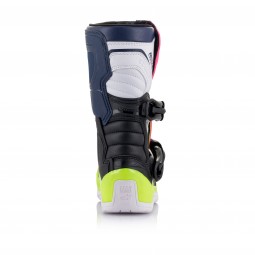 BUTY ALPINESTARS TECH 3S KIDS JUNIOR BLACK DARK BLUE FLUO PINK