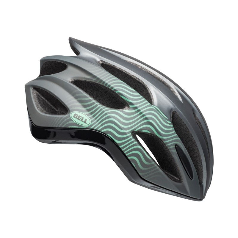 Kask szosowy BELL FORMULA tsunami matte gloss gunmetal mint black (DWZ)